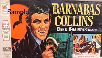 1960s BARNABAS COLLINS Dark Shadows game box cover magnet   new 