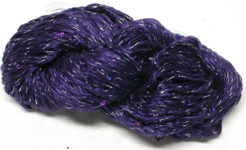 New Tilli Tomas Yarn Silk Spun With Sequins & Beads  