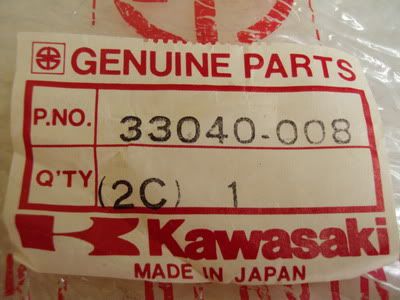 KAWASAKI G3 KD80 KD100 KM100 CHAIN ADJUSTER NOS JAPAN  