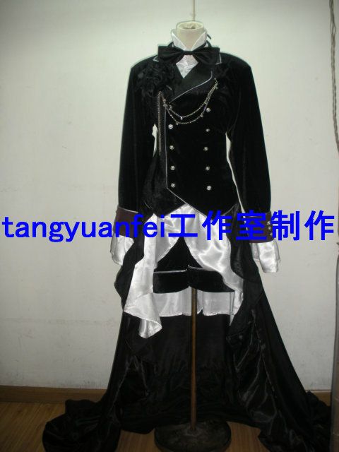 Kuroshitsuji Black Butler Ciel Phantom Cosplay Costume  