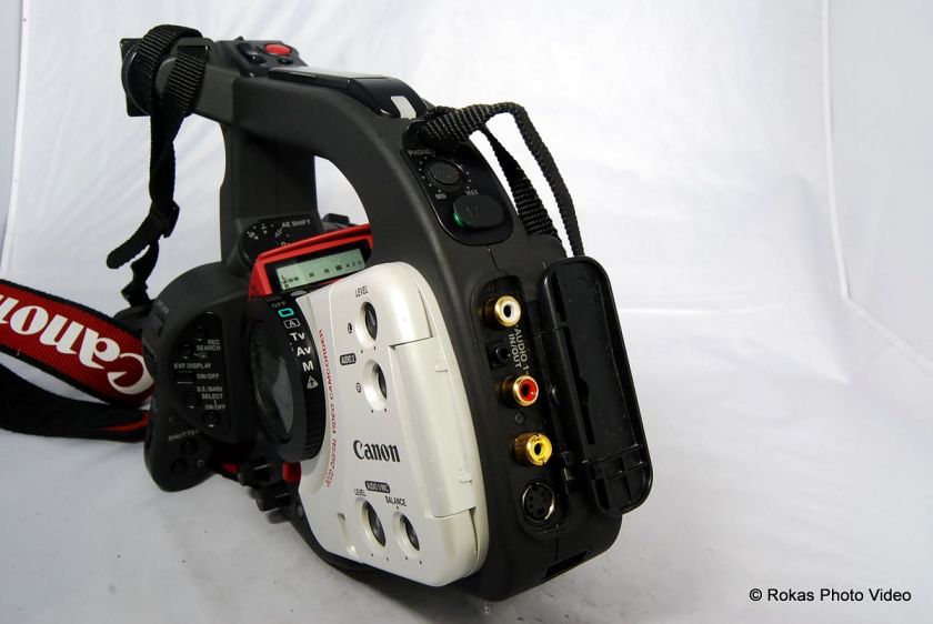 Canon XL1s 3CCD video camcorder MiniDV body for parts or repair AS IS 