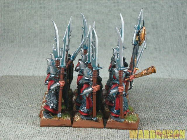 25mm Warhammer WDS painted Dark Elf Warriors t13  