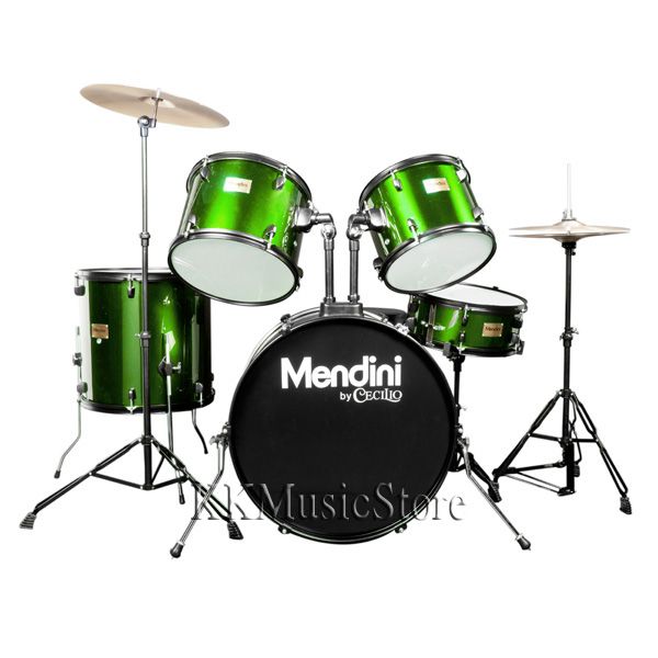Mendini Full Size 5 Pcs Drum Set +Cymbal+Stool~6 Color  