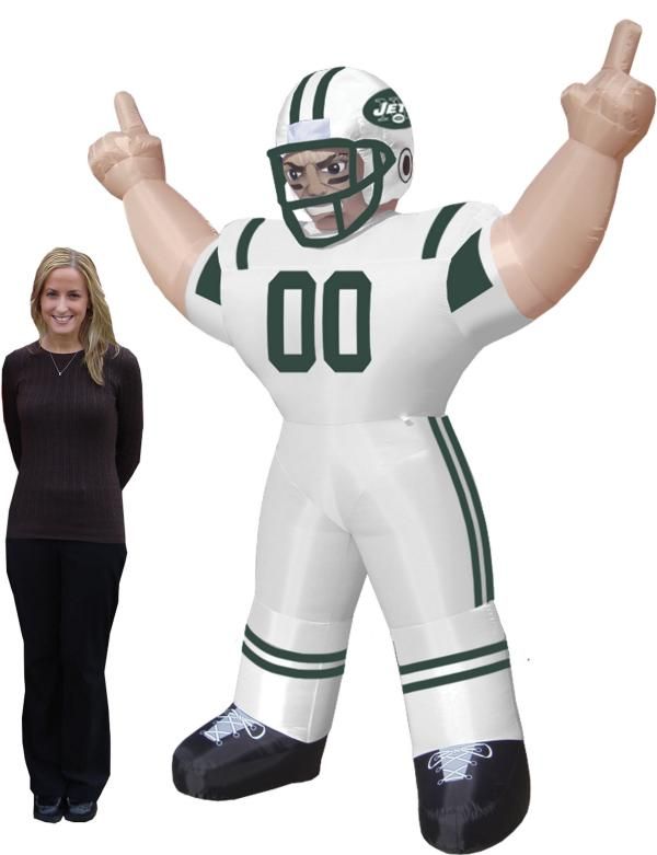 New York Jets NFL 8 Inflatable Tiny Player Blow Up Lawn Figure  