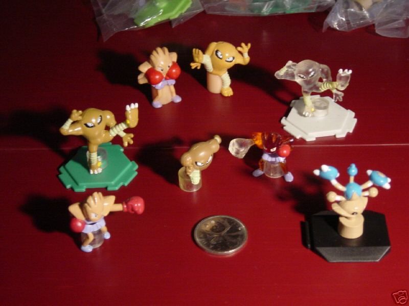 ws Bandai Pokemon 1 Figures   Hitmonchan, Hitmonlee A1  