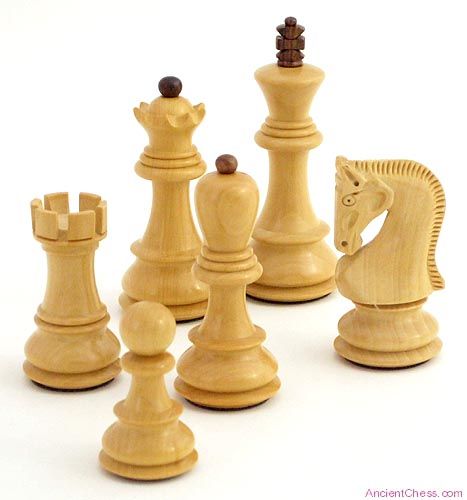 ZAGREB CHESS SET, YUGOSLAVIA 1959 STYLE, BOBBY FISCHERS FAVORITE, K=3 