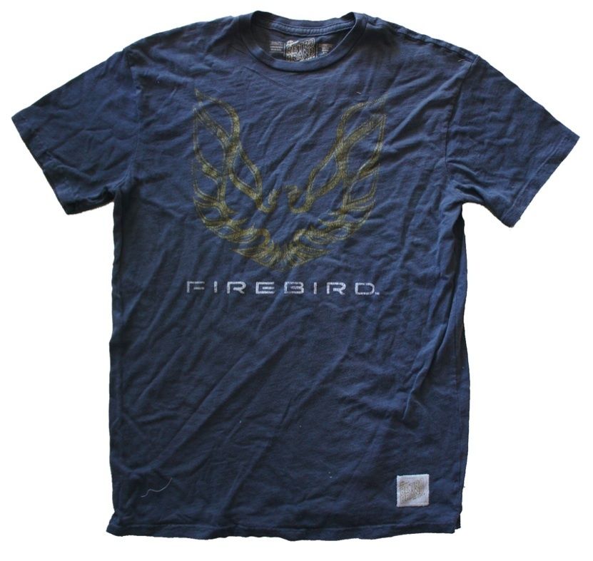 New Authentic Original Retro Brand Firebird Slub Mens T Shirt   