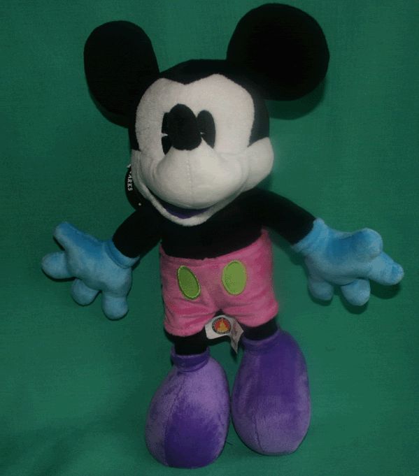 DISNEY MICKEY MOUSE 12 ARTICULATED PLUSH TOY MICKEY POSEABLE BENDABLE 
