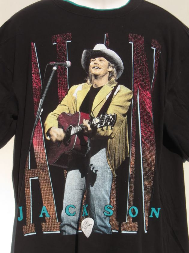 ALAN JACKSON 1994 Country Concert Tour BLACK T Shirt XL  