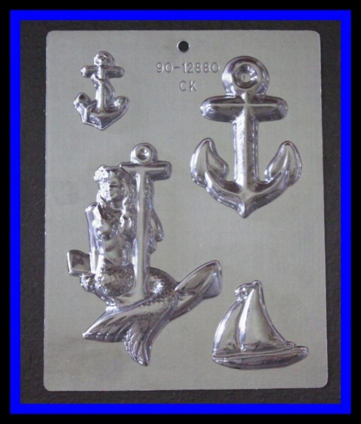 NEW ***ANCHOR WITH MERMAID*** Candy Mold  