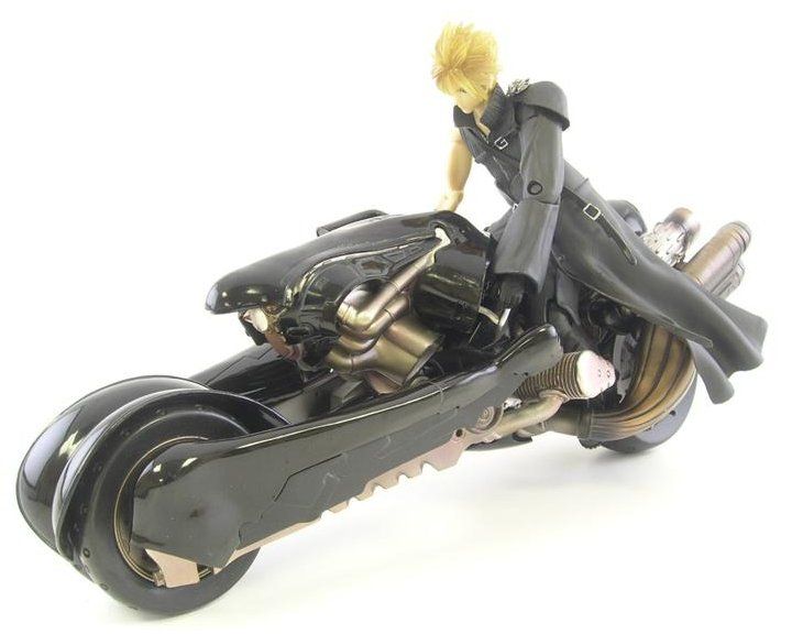 Final Fantasy VII Cloud Fenrir Motorcycle Statue Figure  