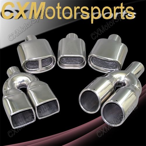 Stainless Steel Exhaust Oulet Tips / Tip Muffler Pipe  